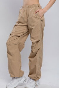 アウトレット LOVE TREE ラブツリー パラシュート パンツ BLACK BEIGE OLIVE Sサイズ Mサイズ Lサイズ