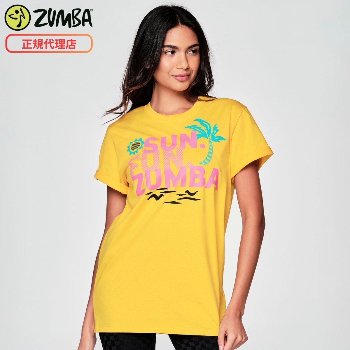 楽天市場】ZUMBA ズンバ 正規品 Tシャツ YELLOW XS/Sサイズ M/Lサイズ