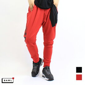 BAWL ボウル ユニセックス コラボ SLAVE メッシュ ポケット パンツ RED BLACK Sサイズ Mサイズ Lサイズ