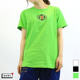 アウトレット BAWL ボウル LA BODYコラボ アイコンロゴ Tシャツ LIME WHITE BLACK ONEサイズ