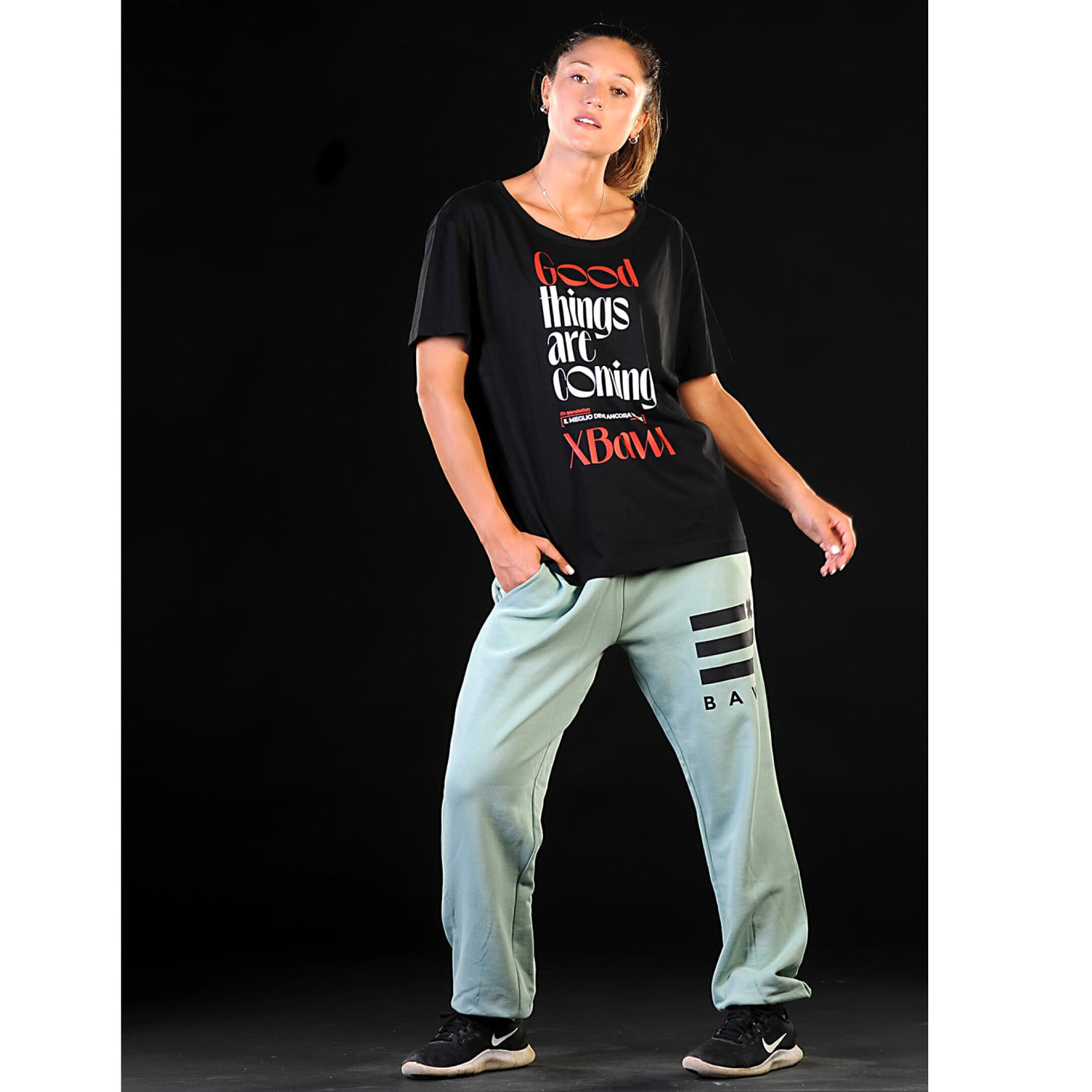 BAWL フィットネスTシャツ レディース 機能性ウェア おしゃれ トレーニング スポーツファッション