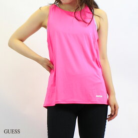 アウトレット GUESS ゲス ロゴ タンクトップ PINK Sサイズ Mサイズ