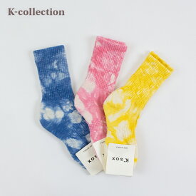MELANGE MOOD SOX タイダイソックス BLUE ブルー PINK ピンク YELLOW イエロー 23-25cm レディース 靴下 韓国 ファッション