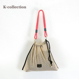 K-collection ケイコレクション メッシュバッグ BLACK ブラック NAVY ネイビー WHITE ホワイト GRAY グレー PINK ピンク BLUE ブルー 韓国 ファッション かばん