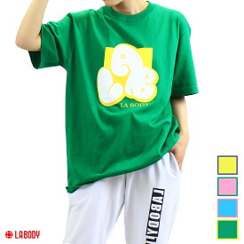 LA BODY エルエーボディ LAB back to 90s Tシャツ YELLOW PINK BLUE GREEN Sサイズ Mサイズ Lサイズ XLサイズ XXLサイズ