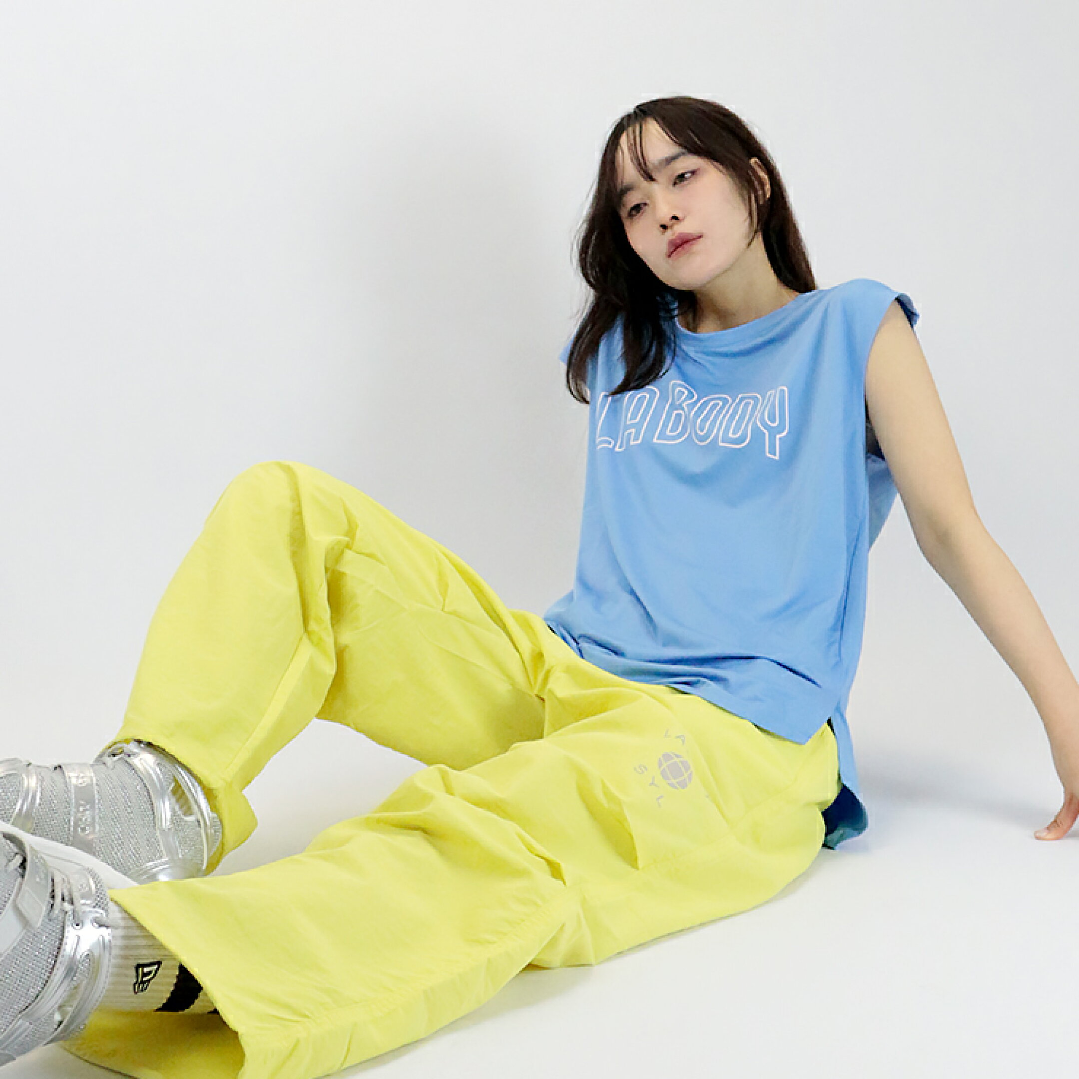 LABODY,ロゴ,ICONIC,ドライ,吸水速乾,ユニセックス,レディース,エクササイズ,フィットネス,ジム,スポーツ,ダンス,ヨガ,ウェア