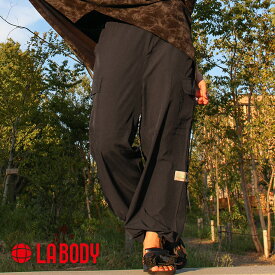 LA BODY エルエーボディ -オドル- カーゴパンツ ブラック エクササイズ フィットネス ジム スポーツ ダンス ヨガ ウェア
