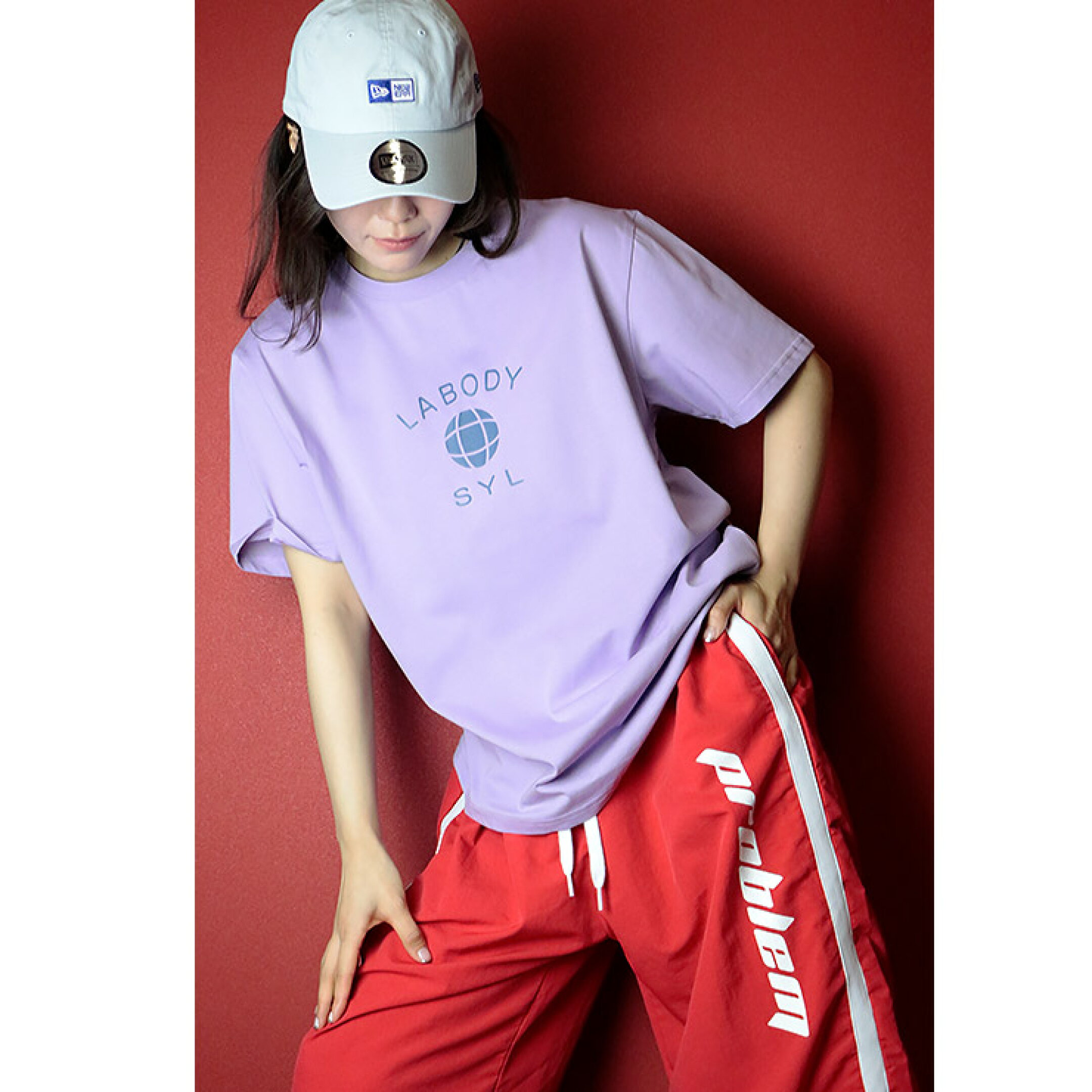 LABODY,ロゴ,ICONIC,ドライ,吸水速乾,ユニセックス,レディース,エクササイズ,フィットネス,ジム,スポーツ,ダンス,ヨガ,ウェア