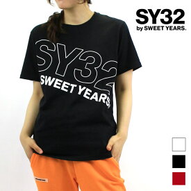 SY32 by SWEET YEARS エスワイ32 ビッグ LOGO Tシャツ RED BLACK WHITE Mサイズ Lサイズ XLサイズ