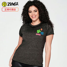 ZUMBA ズンバ 正規品 ZUMBA FIRED UP SLASHED BACK トップス BLACK Sサイズ Mサイズ