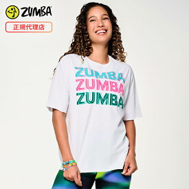 ZUMBA ズンバ 正規品 ZUMBA FLOW Tシャツ WHITE ホワイト XSサイズ Sサイズ Mサイズ ユニセックス 男女兼用
