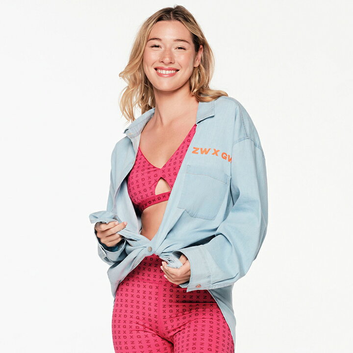 楽天市場】ZUMBA ズンバ 正規品 ZW X GW オーバーサイズシャツ DENIM 