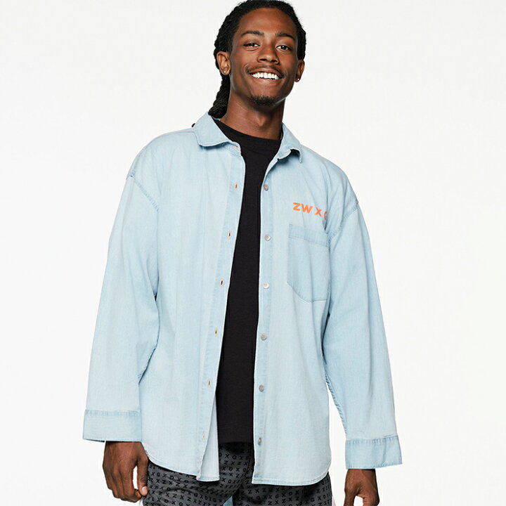 楽天市場】ZUMBA ズンバ 正規品 ZW X GW オーバーサイズシャツ DENIM 