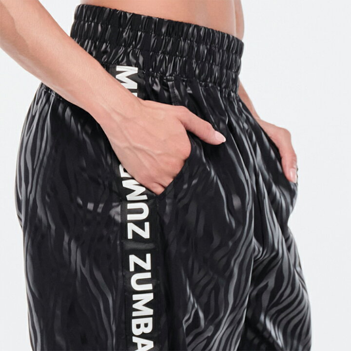 楽天市場】ZUMBA ズンバ パンツ ゼブラ柄 ブラック 正規品 