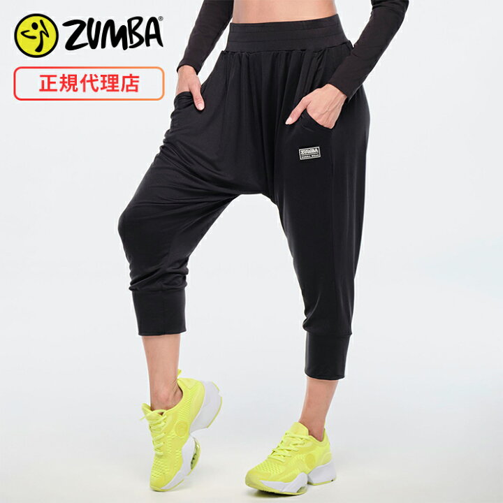 楽天市場】ZUMBA ズンバ パンツ クロップド ブラック 正規品 