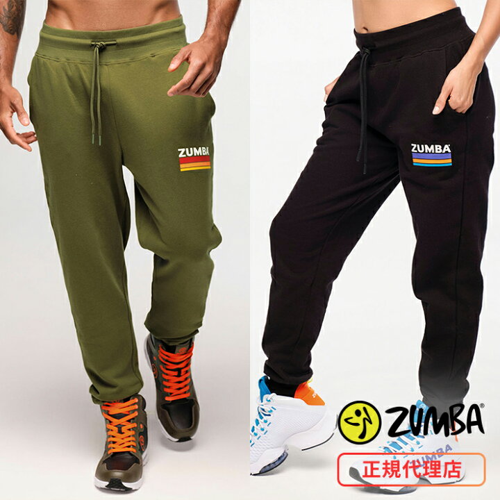 楽天市場】ZUMBA ズンバ 正規品 ジョガーパンツ ブラック オリーブ  