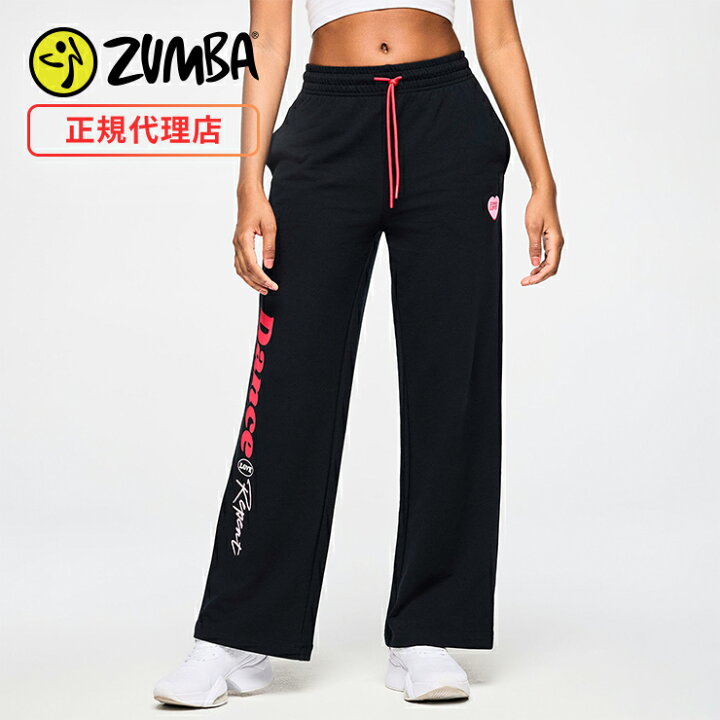 楽天市場】ZUMBA ズンバ 正規品 トラックパンツ ブラック エクササイズ  