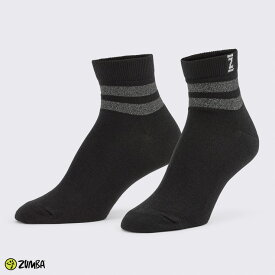 ZUMBA ズンバ 正規品 ソックス 靴下 ブラック ラメ SHIMMER BLACK ONEサイズ
