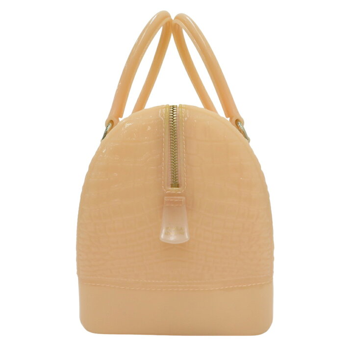 楽天市場】FURLA フルラ キャンディバッグ クロコ型押し ベージュ系 