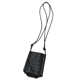 BOTTEGA VENETA ボッテガ ヴェネタ ミニショルダーバッグ インクチャート ブラック系 【中古】