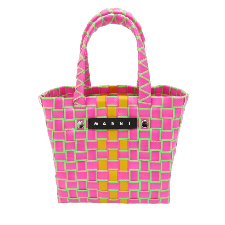 楽天市場】MARNI マルニ カゴバッグ ピンク系 【中古】レディース  