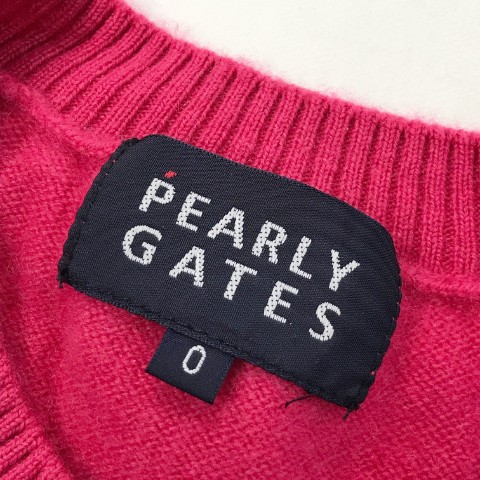 楽天市場】PEARLY GATES パーリーゲイツ カシミヤニットセーター