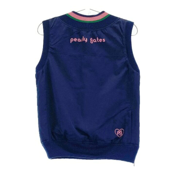 楽天市場】PEARLY GATES パーリーゲイツ リバーシブルベスト ネイビー 