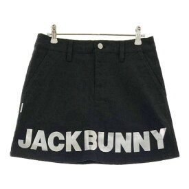 JACK BUNNY ジャックバニー 2022年モデル インナー付 ストレッチスカート ブラック系 1 【中古】ゴルフウェア レディース