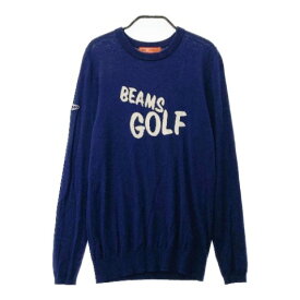 BEAMS GOLF ビームスゴルフ 83-15-0092-647-20S 薄手 長袖ニットセーター ブルー系 M 【中古】ゴルフウェア レディース