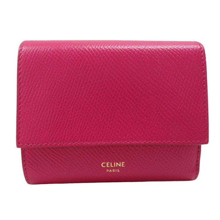楽天市場】CELINE セリーヌ 10B573BEL.24PI 三つ折り財布 Small  