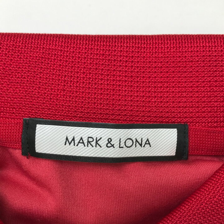楽天市場】MARK&LONA マークアンドロナ 半袖ポロワンピース ベロア調 