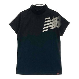 NEW BALANCE ニューバランス ハイネック半袖Tシャツ ブラック系 0 【中古】ゴルフウェア レディース