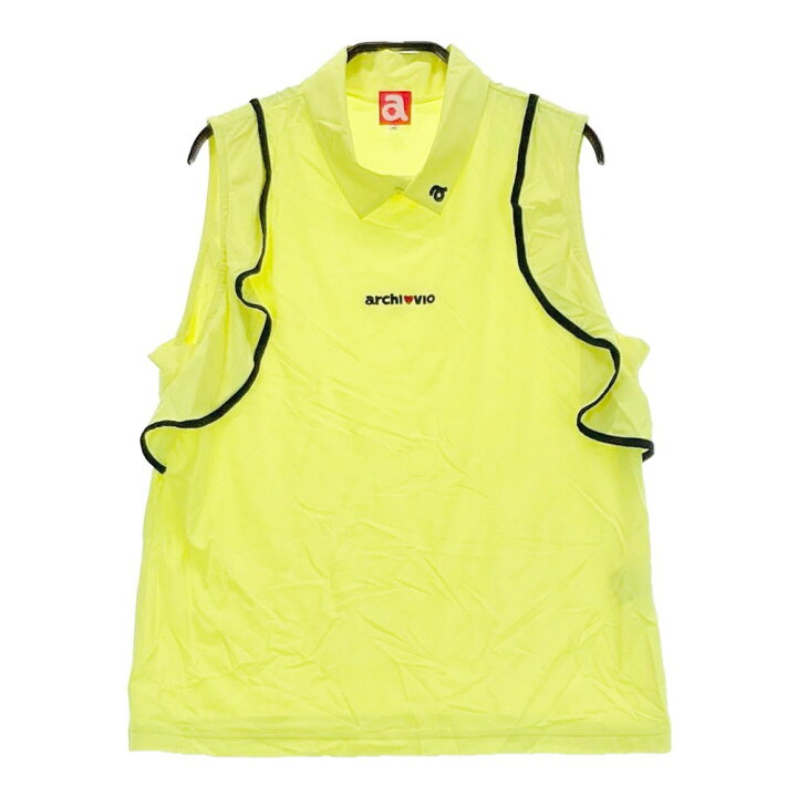 楽天市場】ARCHIVIO アルチビオ 襟付き ノースリーブ Tシャツ フリル 