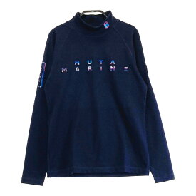 MUTA MARINE ムータマリン ハイネック長袖Tシャツ 裏起毛 ネイビー系 0 【中古】ゴルフウェア レディース