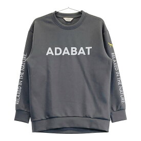 ADABAT アダバット スウェットトレーナー グレー系 38 【中古】ゴルフウェア レディース