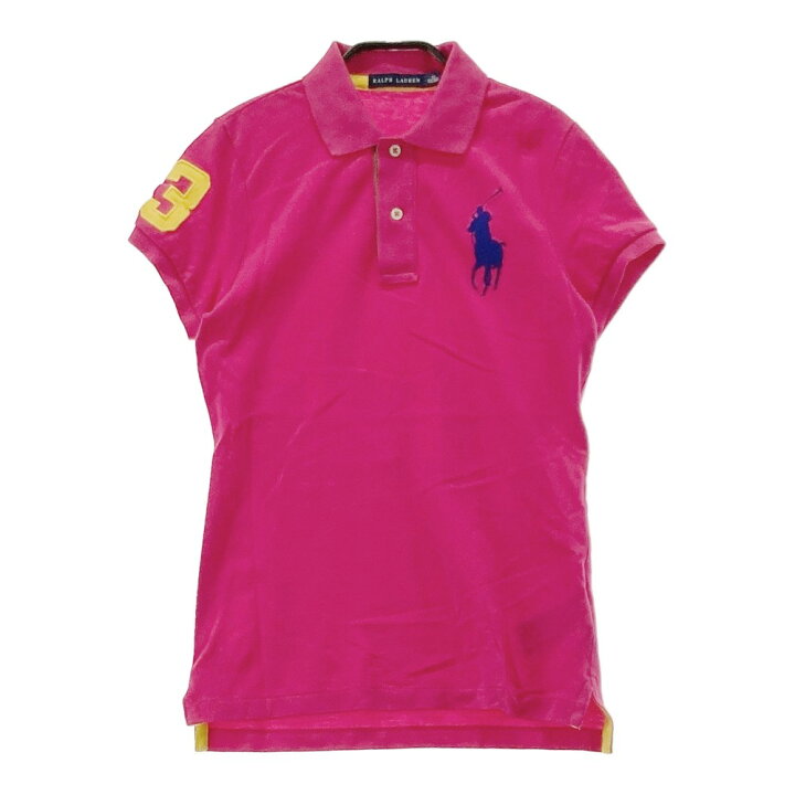 楽天市場】RALPH LAUREN ラルフローレン 半袖ポロシャツ ピンク系 XS 