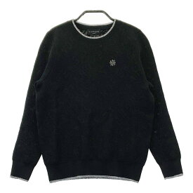 ST ANDREWS セントアンドリュース ニットセーター 総柄 ブラック系 S 【中古】ゴルフウェア レディース