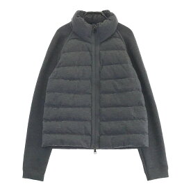 MONCLER モンクレール B20939474000 切替 ダウンジャケット グレー系 S 【中古】レディース