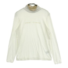 HEAL CREEK ヒールクリーク 002-23010 ハイネック半袖Tシャツ ホワイト系 40 【中古】ゴルフウェア レディース