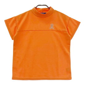 DELSOL デルソル ハイネック半袖Tシャツ オレンジ系 LL 【中古】ゴルフウェア レディース