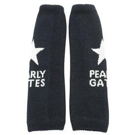 PEARLY GATES パーリーゲイツ ニット レッグウォーマー ネイビー系 【中古】ゴルフウェア