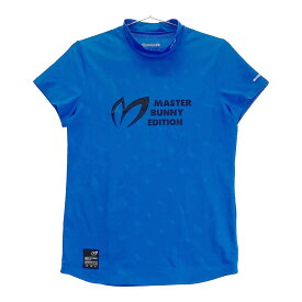 MASTER BUNNY EDITION マスターバニーエディション 2022年モデル ハイネック 半袖Tシャツ ストーン ブルー系 1 【中古】ゴルフウェア レディース