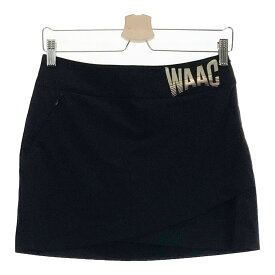 WAAC ワック インナー付 スカート ブラック系 2 【中古】ゴルフウェア レディース