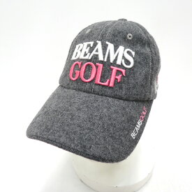 BEAMS GOLF ビームスゴルフ キャップ ウール グレー系 55-57 【中古】ゴルフウェア