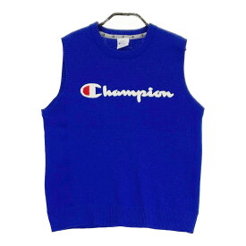 CHAMPION GOLF チャンピオンゴルフ ニットベスト ネイビー系 LARGE 【中古】ゴルフウェア レディース