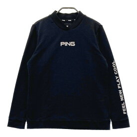 PING ピン 622-2269006 2022年モデル ハイネック 長袖Tシャツ ブラック系 M 【中古】ゴルフウェア レディース