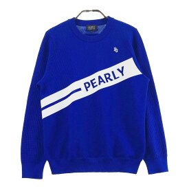 PEARLY GATES パーリーゲイツ 2024年モデル ニットセーター ブルー系 1 【中古】ゴルフウェア レディース