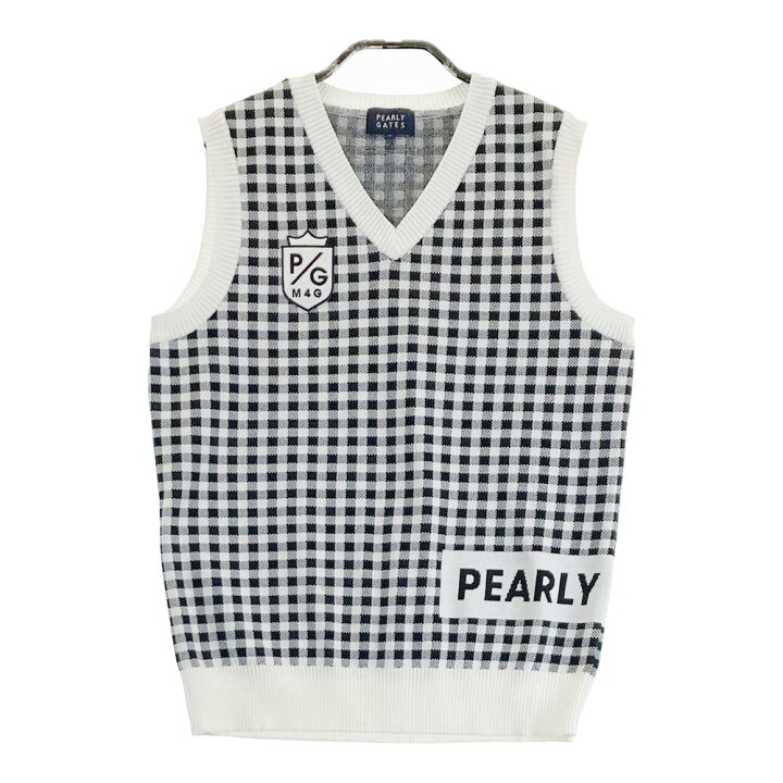楽天市場】PEARLY GATES パーリーゲイツ Vネック ニットベスト 