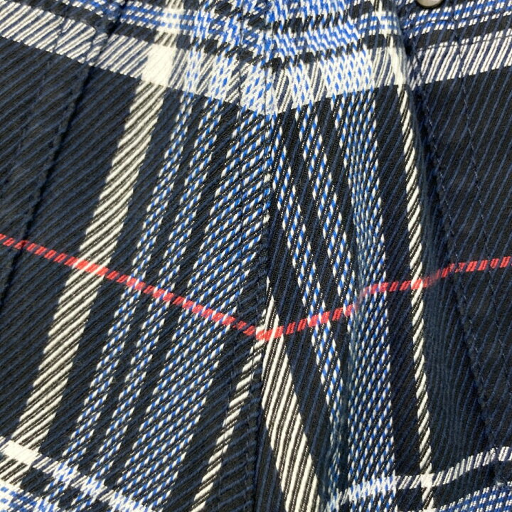 PEARLY GATES パーリーゲイツ ストレッチ パンツ チェック柄 ネイビー 
