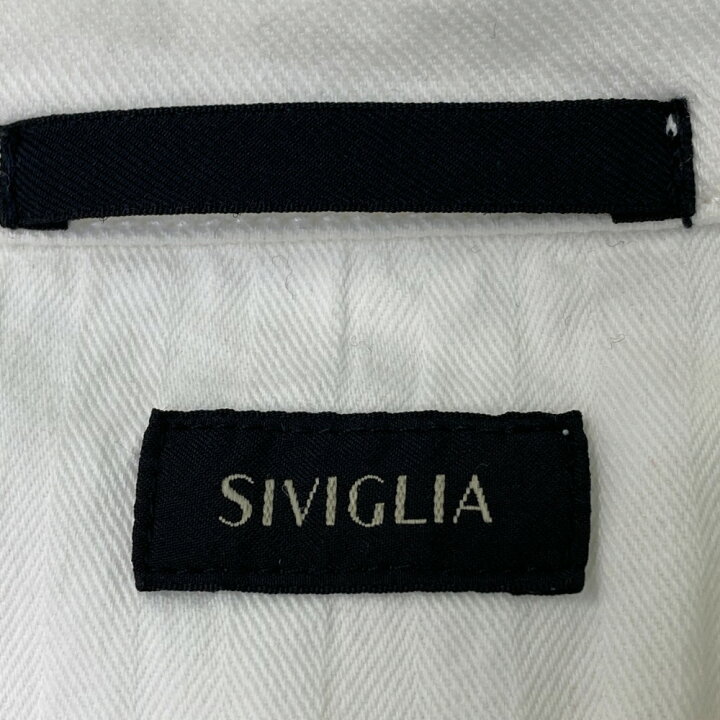 楽天市場】SIVIGLIA シヴィリア デニムジャケット ホワイト系 38 